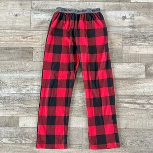 Calvin Klein Boy’s Plaid Pajama Pants Size Medium 7-8